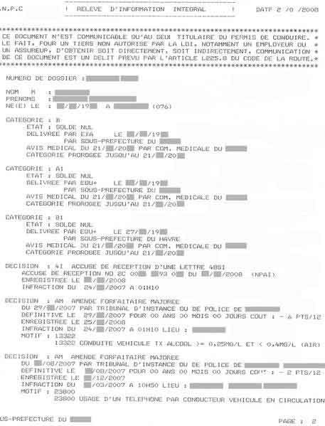 le-releve-d-information-integral releve d'information integral du permis de conduire