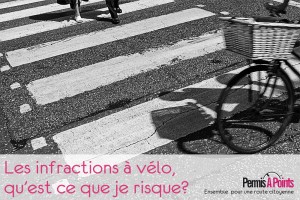 les infractions à vélo