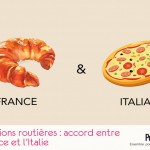 Infractions routières : accord entre la France et l''Italie