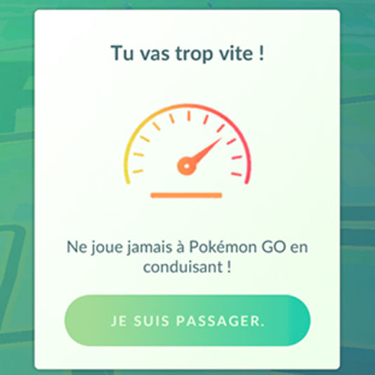 un mode conduite pour Pokemon Go