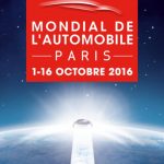 Affiche édition 2016 du Salon de l'automobile de Paris