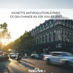 Vignette antipollution à Paris : ce qui change au 1er juillet 2017