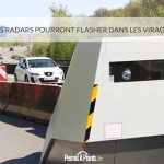 Les radars pourront flasher dans les virages