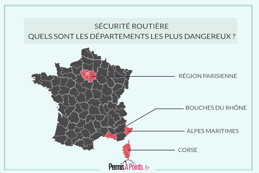 Sécurité Routière : quels sont les départements les plus dangereux ?