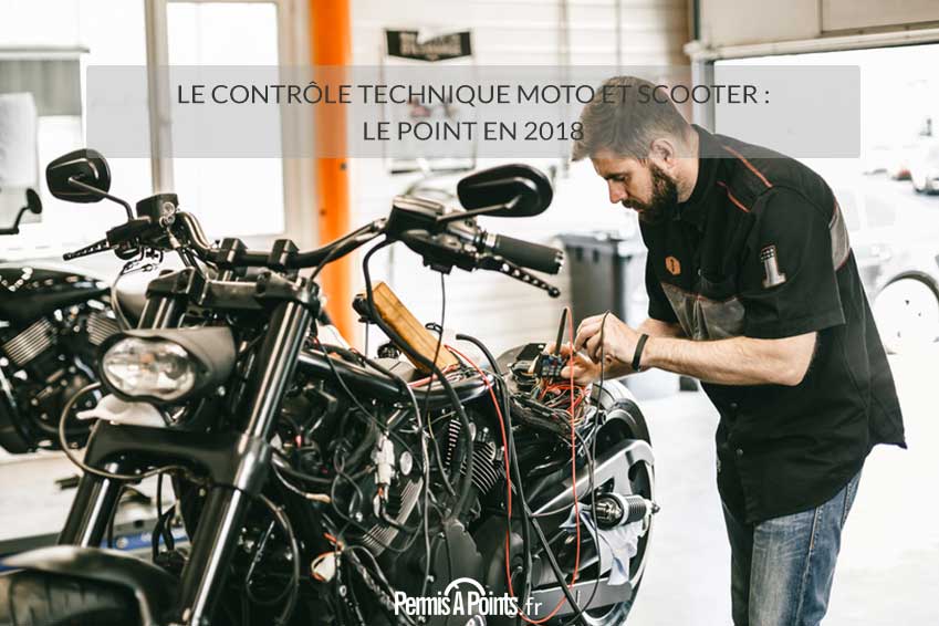 Le contrôle technique moto et scooter : le point en 2018