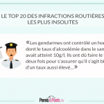 Le Top 20 des infractions routières les plus insolites