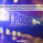 Rouen : il commet plusieurs infractions pour fuir la police