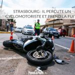 Strasbourg : il percute un cyclomotoriste et prend la fuite