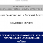 Sécurité routière : les motards opposés au nouveau rapport du CNSR