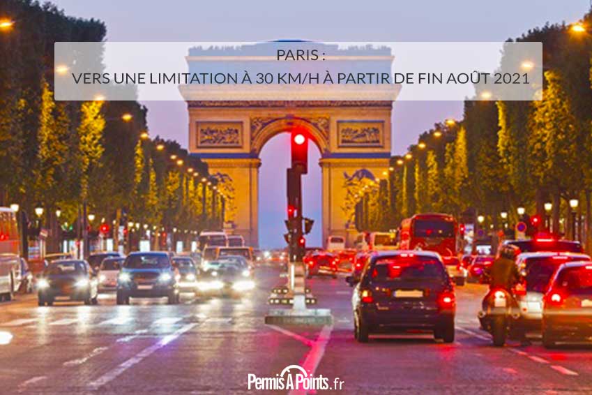 Paris : vers une limitation à 30 km/h à partir de fin août 2021