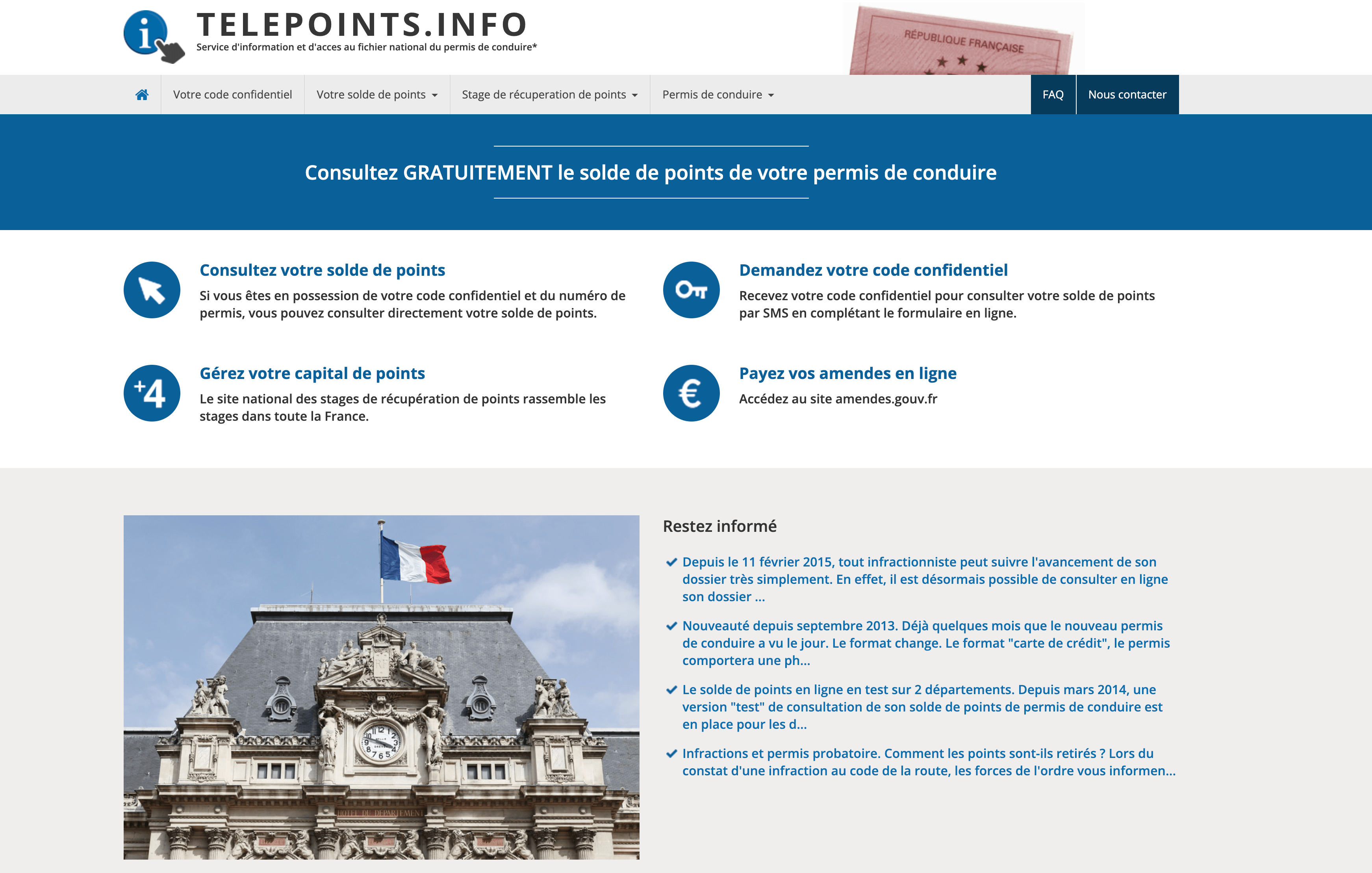 Permis de conduire , infos - Le Permis Online