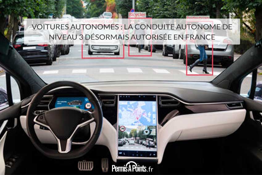 Voitures autonomes : la conduite sans les mains désormais autorisée