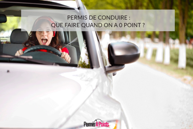 0 point de permis que faire