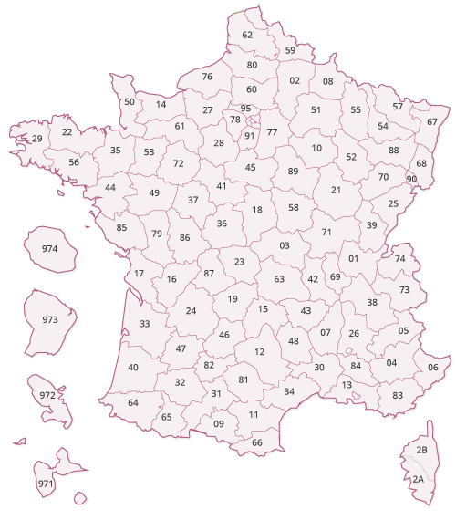 carte de france